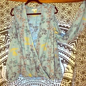Women’s open shoulder bohemian blouse